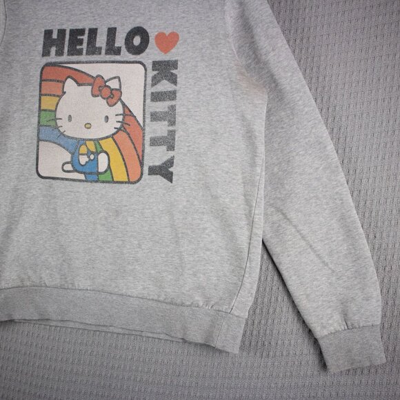 Hello Kitty Grey Hoodie Womens XL - Picture 6 of 8